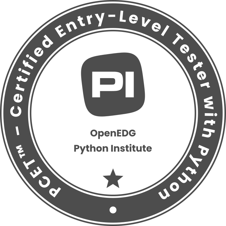 PCET badge