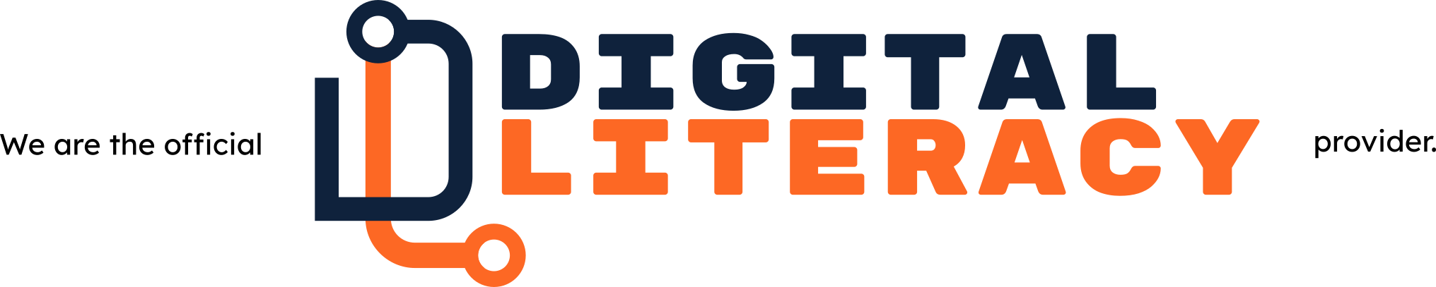 The Digital Literacy Logo in a sentence